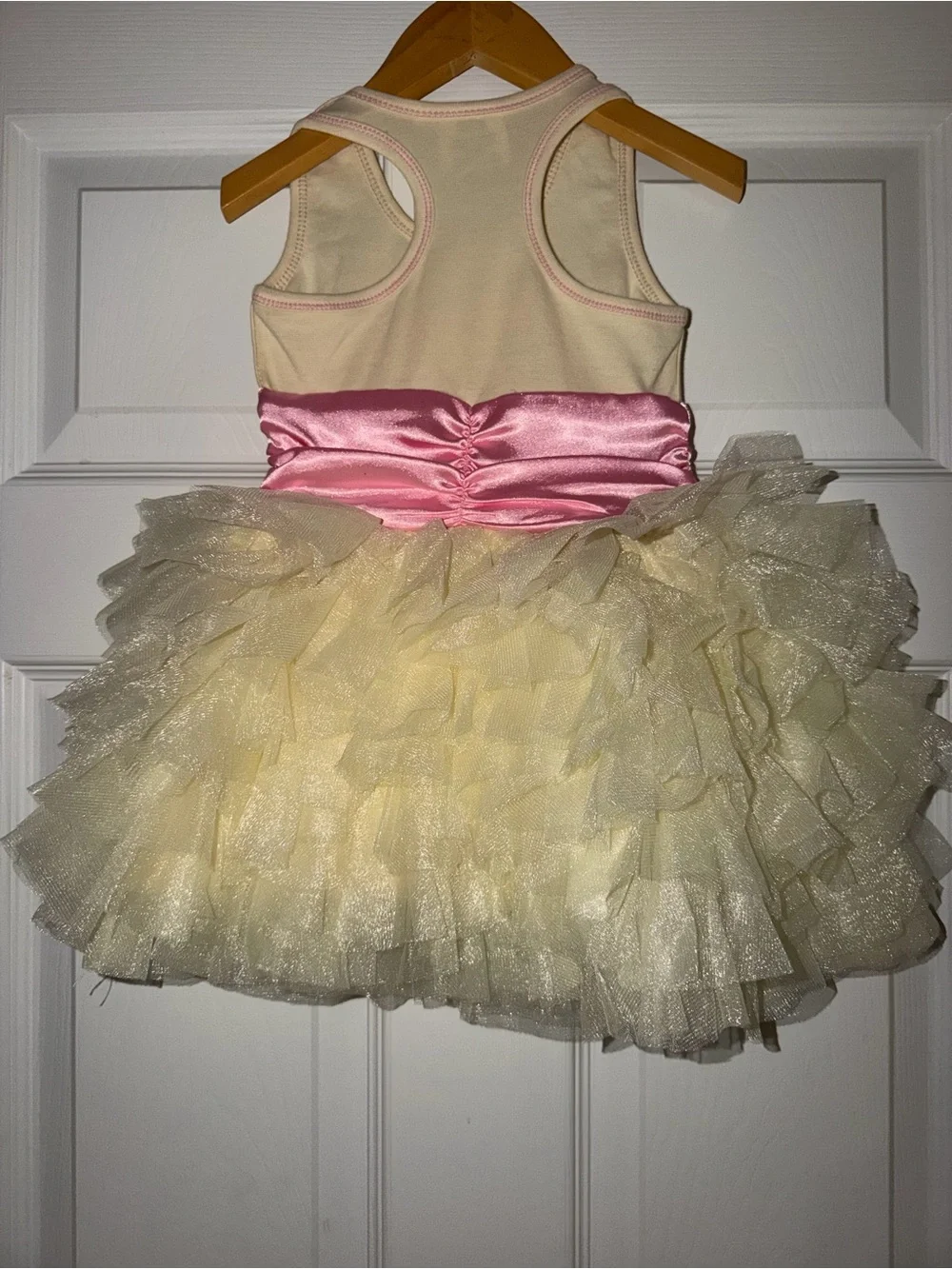 Ooh! La, La! Couture NWT 2T Wow Dream Dress Champagne Gold Sequin Pettidress